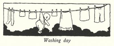 Yıkama günü (lito) by William Heath Robinson