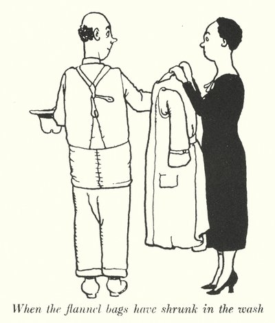 Flanel torbalar yıkamada küçüldüğünde (lito) by William Heath Robinson