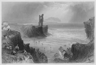 Ballybunnian (gravür) by William Henry (after) Bartlett
