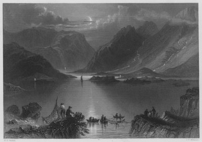 Katiller Başkanı, Connemara (gravür) by William Henry (after) Bartlett