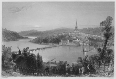 Londonderry (gravür) by William Henry (after) Bartlett