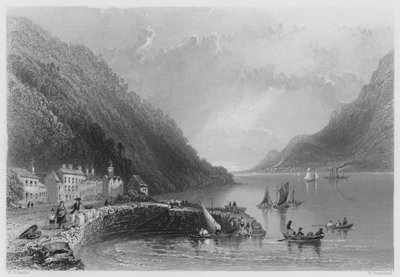 Ross-Trevor İskelesi (gravür) by William Henry (after) Bartlett