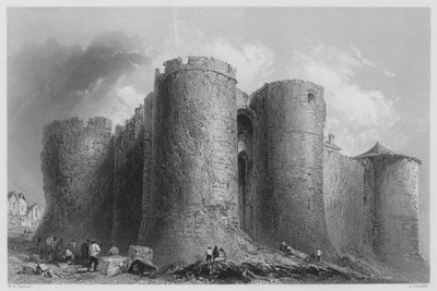 Limerick Kalesi (gravür) by William Henry (after) Bartlett