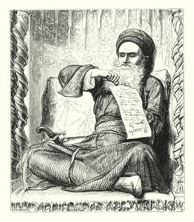 Binbir Gece Masalları (gravür) by William Henry (after) Hunt