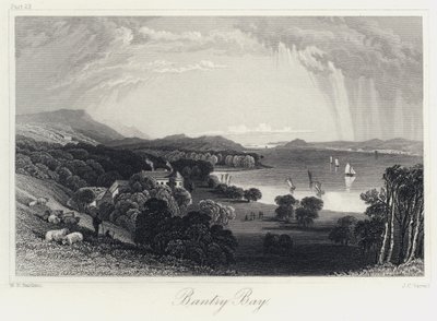 Bantry Körfezi (gravür) by William Henry Bartlett