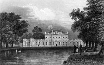 Boreham House, Essex, John Rogers tarafından kazınmış, 1831 by William Henry Bartlett