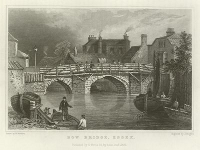 Yay Köprüsü, Essex by William Henry Bartlett