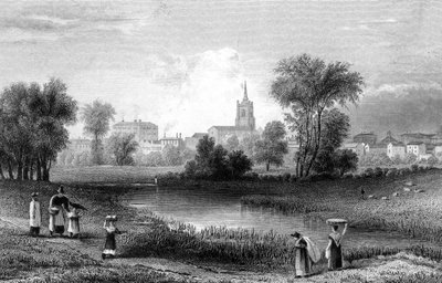 Chelmsford, Essex, John Rogers tarafından kazınmış, 1831 by William Henry Bartlett