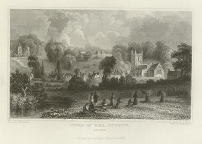 Kilise Sonu, Dunmow, Essex by William Henry Bartlett