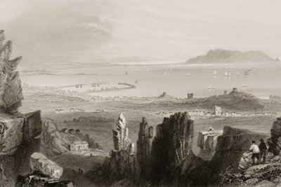 Kingstown Ocaklarından Dublin Körfezi, George Virtue, 1860