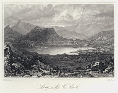 Glengariffe, Co Cork (gravür) by William Henry Bartlett