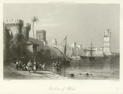 Rodos Limanı by William Henry Bartlett