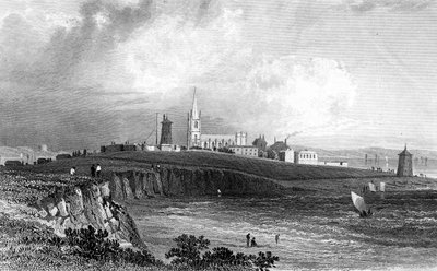 Harwich, Essex, Henry Adlard tarafından kazınmış, c.1832 by William Henry Bartlett