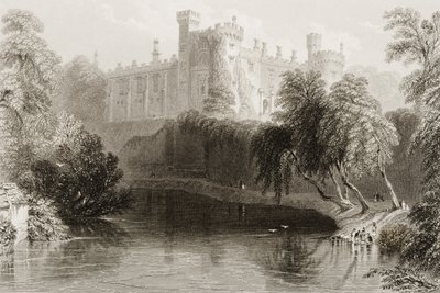 Kilkenny Kalesi, County Kilkenny, İrlanda, George Virtue, 1860