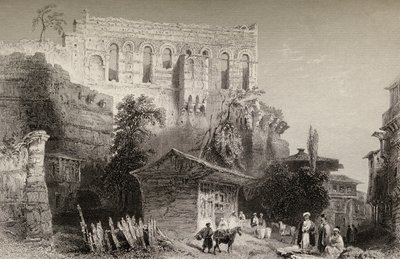 Belisarius Sarayı, Türkiye, İstanbul by William Henry Bartlett