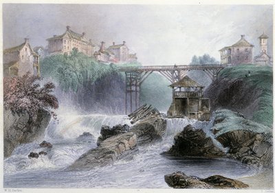 Pont à Sherbrooke - William Henry Bartlett, ed. George Erdem by William Henry Bartlett