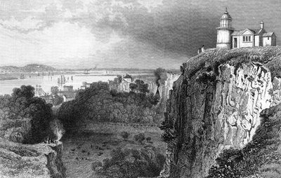 Purfleet, Essex, John Rogers tarafından kazınmış, 1832 by William Henry Bartlett