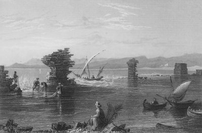 Tire Limanı Kalıntıları by William Henry Bartlett