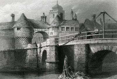Sandviç, E. Challis tarafından kazınmış, 1841 by William Henry Bartlett