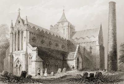 Aziz Canice Katedrali, Kilkenny, Kilkenny, İrlanda, George Virtue, 1860