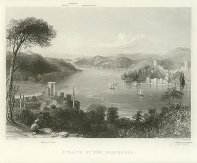 Boğaziçi Boğazları by William Henry Bartlett