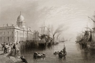 The Custom House, Dublin, George Virtue, 1860