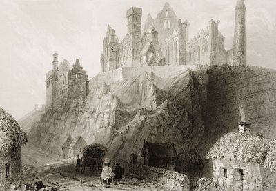 Cashel Kayası, County Tipperary, İrlanda, George Virtue, 1860