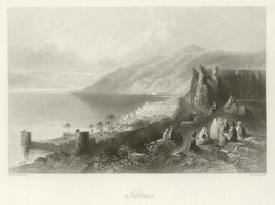 Tiberias  by William Henry Bartlett