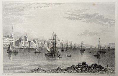 Waterford, İrlanda, W. Taylor tarafından oyulmuş by William Henry Bartlett
