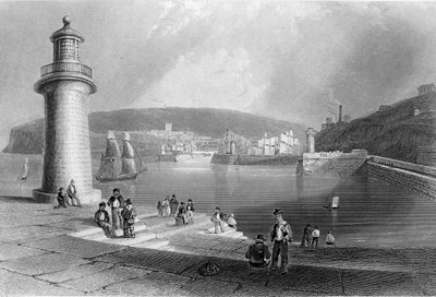 Whitehaven Limanı, c.1840-50 by William Henry Bartlett