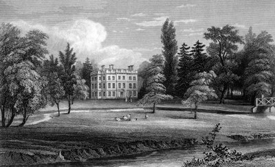 Writtle Lodge, Essex, William Tombleson tarafından kazınmış, 1832 by William Henry Bartlett