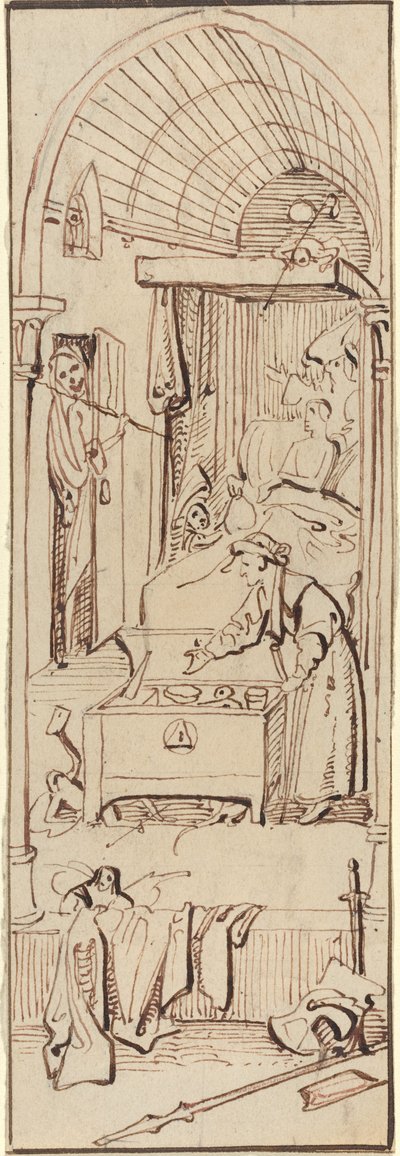 Cimrinin Ölümü by William Henry Brooke after Hieronymus Bosch