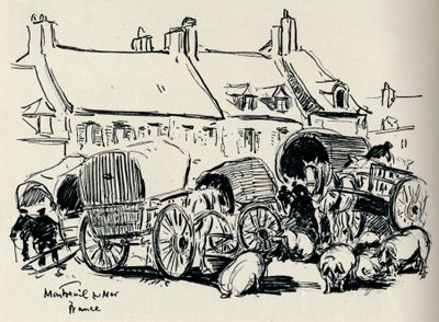 Montreuil-Sur-Mer, Fransa, c1907. by William Henry Charlton