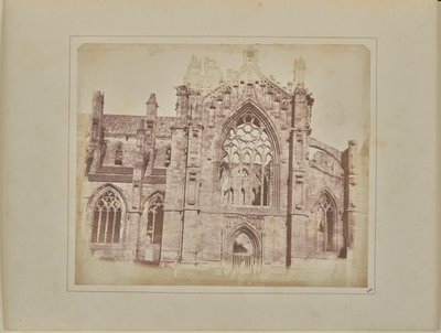 Melrose Manastırı by William Henry Fox Talbot