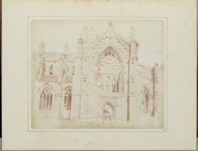 Melrose Manastırı by William Henry Fox Talbot