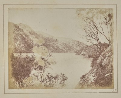 Loch Katrine Manzarası by William Henry Fox Talbot