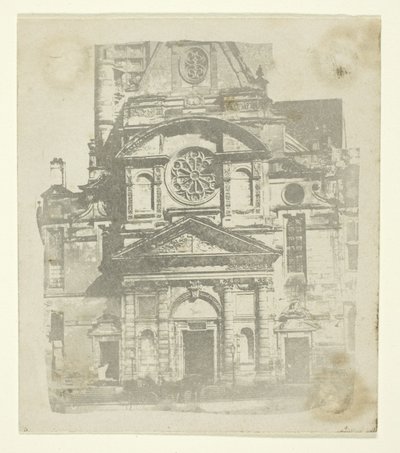 St. Etienne du Mont, Cephe by William Henry Fox Talbot