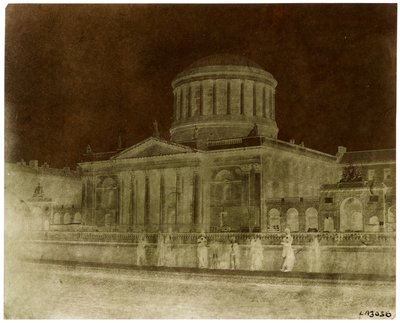 The Four Courts, Dublin (Kağıt Negatif Kamera) by William Henry Fox Talbot
