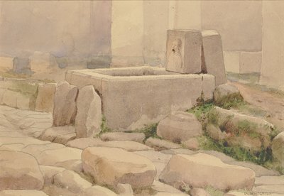 Pompei Çeşmesi ve At Yalısı, 1880. by William Henry Holmes
