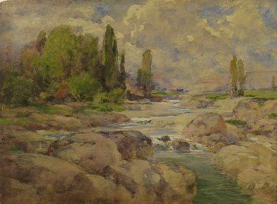 Normal Kaya Deresi, 1910. by William Henry Holmes
