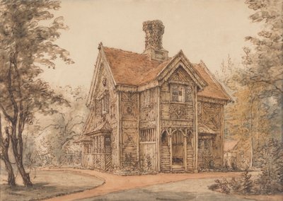 Cassiobury'de Bir Loca by William Henry Hunt