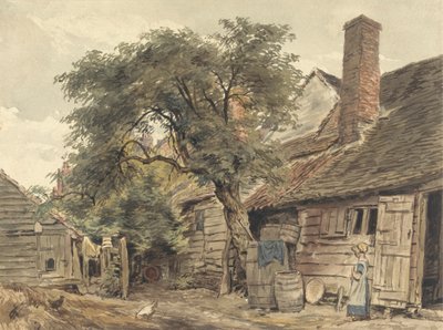 Bir Kulübenin Arka Bahçesi by William Henry Hunt
