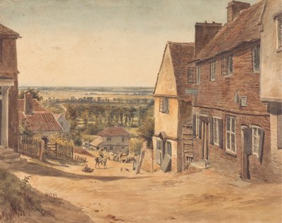 Dagnall Lane, Aziz Albans by William Henry Hunt