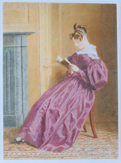 Bayan Gurney Hoare, c.1837 (kağıt üzerine kalem, wc ve guaj boya) by William Henry Hunt