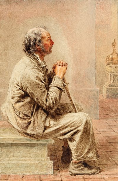 Rustik Adanmışlık, c.1840 by William Henry Hunt
