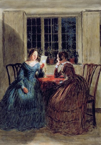 Mum ışığında sahne by William Henry Hunt