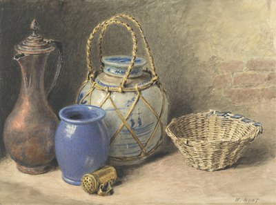 Zencefil Kavanozlu Natürmort, c.1825 (kağıt üzerinde grafit üzeri wc) by William Henry Hunt