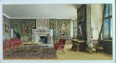 Kütüphane, Hardwick by William Henry Hunt