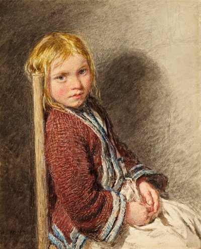 Utangaç Bakıcı, 1840 dolayları by William Henry Hunt