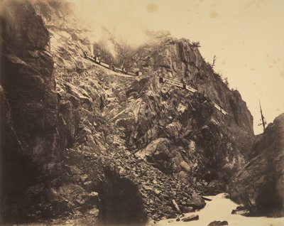 Rio las Animas Kanyonu, c. 1882-1886. by William Henry Jackson